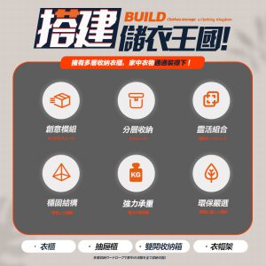 【FL生活+】百變模組折疊收納櫃-單層購(A-417-430)