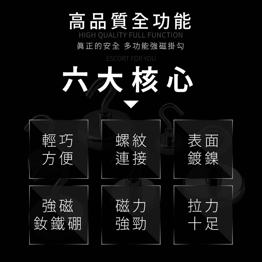 【FL生活+】超強力磁鐵掛勾(A-158~162)