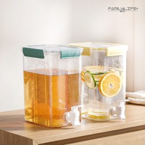 【FL生活+】冰沁多功能全密封儲物冰水壺-3.5L(YG-198)