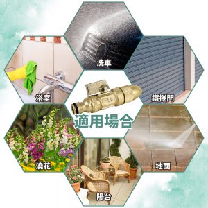 【FL生活+】金鎗客神級無段式高壓噴射水柱槍(不含束環)