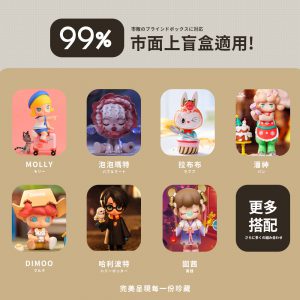 【FL生活+】長形公仔/模型展示盒系列(A-463~A-471)
